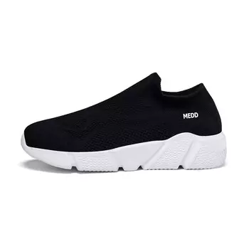 Кроссовки для образа жизни унисекс с низким верхом Medd, черный/белый