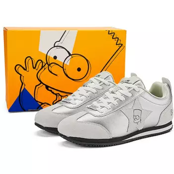 Кроссовки для образа жизни унисекс с низким верхом The Simpsons, черный