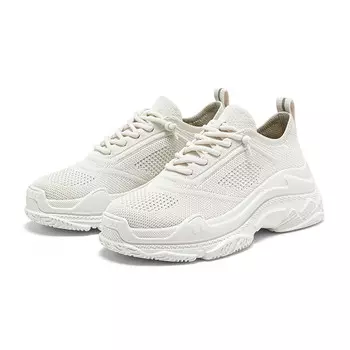 Кроссовки для образа жизни унисекс с низким верхом Walk More, цвет [Male/Female]Black Orange