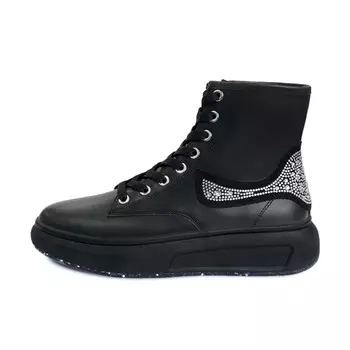 Кроссовки для образа жизни унисекс с высоким берцем It Must Be Done, белый/черный