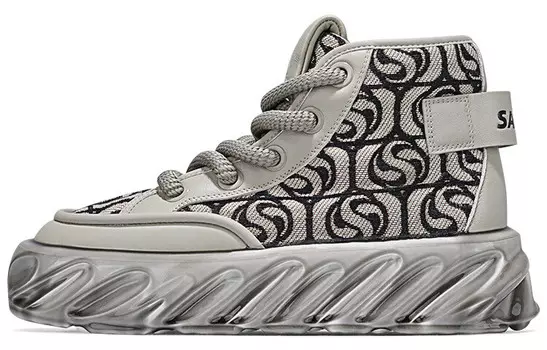 Кроссовки для образа жизни унисекс средней высоты Salaxi, серый