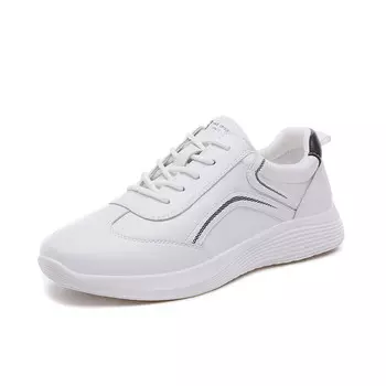 Кроссовки для образа жизни женская с низким верхом белого цвета Red Dragonfly, белый/черный