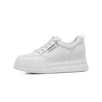 Кроссовки для образа жизни женская с низким верхом белого цвета Cardanro, белый