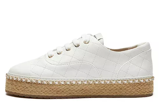 Кроссовки для образа жизни женская с низким верхом белого цвета Joy&Mario