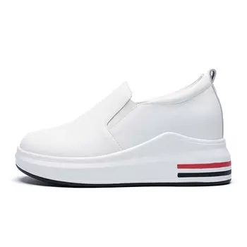 Кроссовки для образа жизни женская с низким верхом белого цвета Zhr, белый