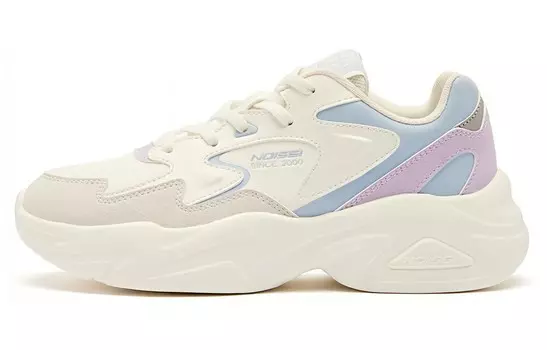 Кроссовки для образа жизни женская с низким верхом белого цвета Qiaodan, белый/синий