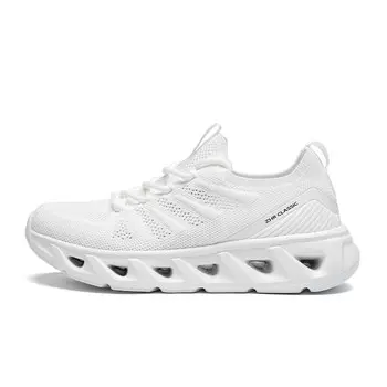 Кроссовки для образа жизни женская с низким верхом белого цвета Zhr, белый