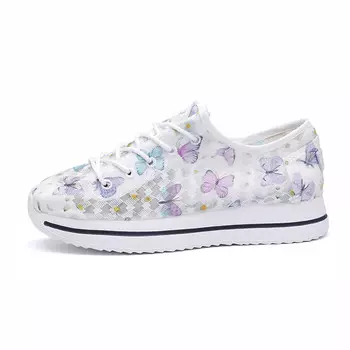 Кроссовки для образа жизни женская с низким верхом белого цвета Tt&Mm, белый