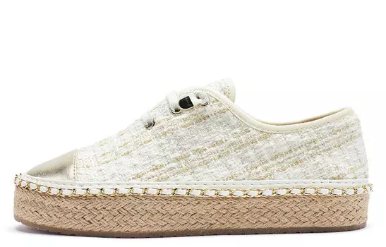 Кроссовки для образа жизни Женская с низким верхом, цвет белый Joy&Mario