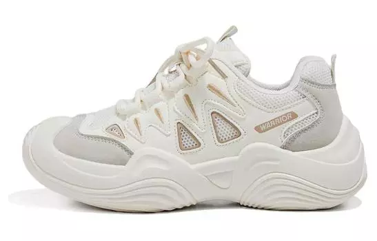 Кроссовки для образа жизни женская с низким верхом цвета хаки Warrior