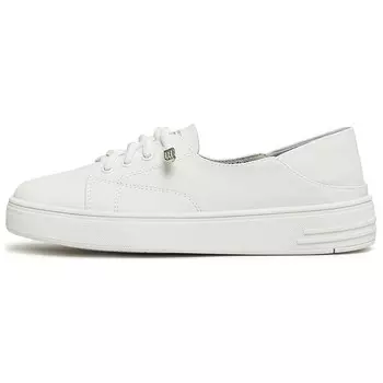 Кроссовки для образа жизни женская с низким верхом белого цвета Teenmix, бежевый