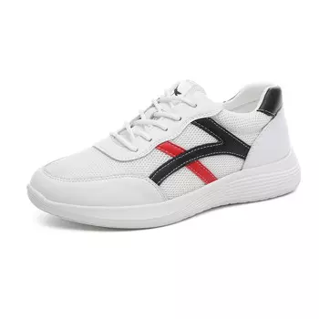 Кроссовки для образа жизни женская с низким верхом белого цвета Red Dragonfly, белый/черный