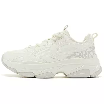 Кроссовки для образа жизни женская с низким верхом белого цвета Qiaodan, белый