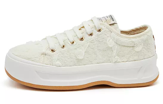 Кроссовки для образа жизни Женская с низким верхом, цвет белый Joy&Mario