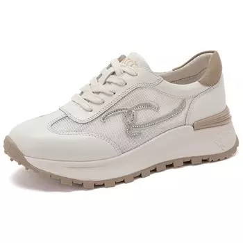 Кроссовки для образа жизни Женская с низким верхом, цвет белый Satchi