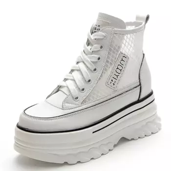 Кроссовки для образа жизни, женская, с высоким берцем Nrdrofficial, белый