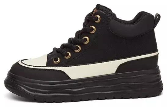 Кроссовки для образа жизни, женская, с высоким берцем Daphne, бежевый/коричневый