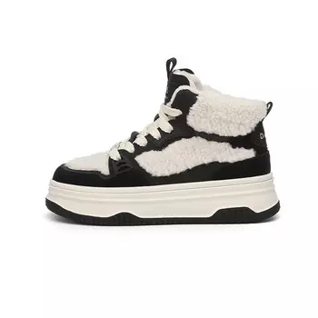 Кроссовки для образа жизни, женская, с высоким берцем Daphne, бежевый/черный