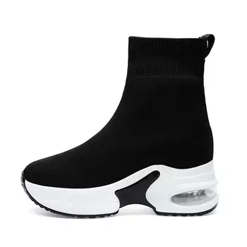 Кроссовки для образа жизни, женская, с высоким берцем Guci Tianlun, черный