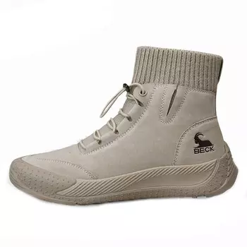 Кроссовки для образа жизни, женская, с высоким берцем Beck, коричневый