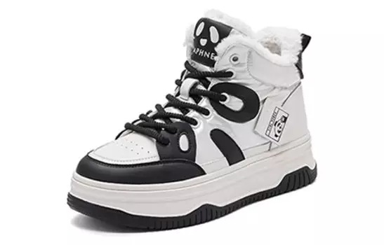 Кроссовки для образа жизни, женская, с высоким берцем Daphne, бежевый/черный