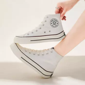 Кроссовки для образа жизни, женская, с высоким берцем Paul Frank, хаки