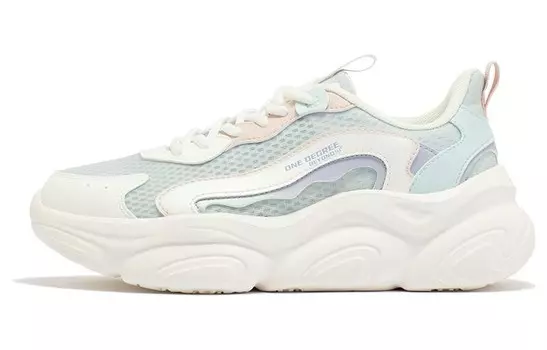 Кроссовки для образа жизни Женские низкие 361°, цвет Hazy gray feathers white