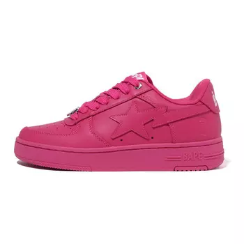 Кроссовки для образа жизни Женские низкие A Bathing Ape, цвет Pink PKX