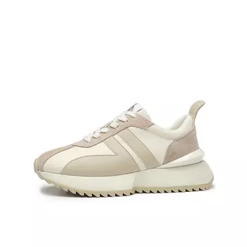 Кроссовки для образа жизни Женские низкие Acesc, бежевый/серый