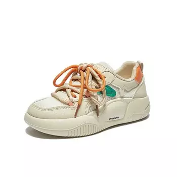 Кроссовки для образа жизни Женские низкие Atongmu, хаки