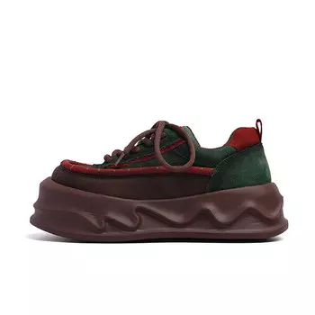 Кроссовки для образа жизни Женские низкие Baijiasi, коричневый