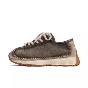 Кроссовки для образа жизни Женские низкие Baijiasi, зеленый