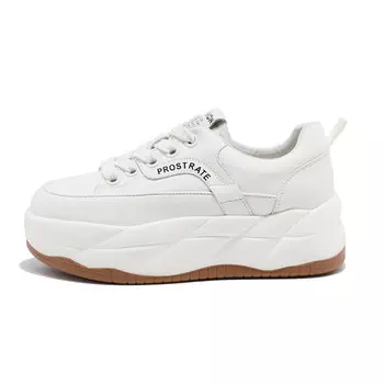 Кроссовки для образа жизни Женские низкие Baijihong, кремовый