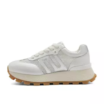 Кроссовки для образа жизни Женские низкие Belle, бежевый/золотой