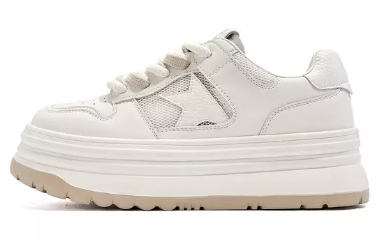 Кроссовки для образа жизни женские низкие бежевая Eblan