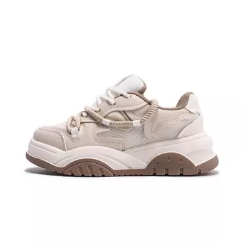 Кроссовки для образа жизни женские низкие бежевая Paul Frank