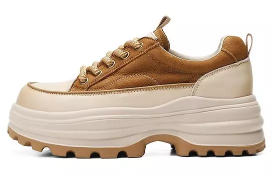 Кроссовки для образа жизни Женские низкие Bosssunwen, хаки