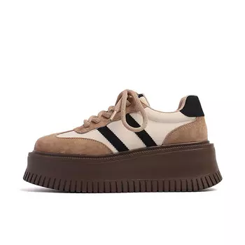 Кроссовки для образа жизни Женские низкие Burgely, цвет Sand