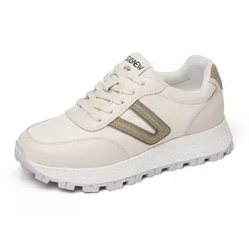 Кроссовки для образа жизни Женские низкие Cigna, цвет Black/Beige