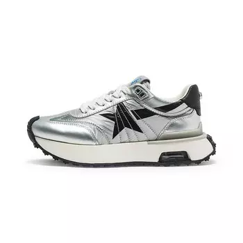 Кроссовки для образа жизни Женские низкие Coup De Foudre, цвет Silver/Black