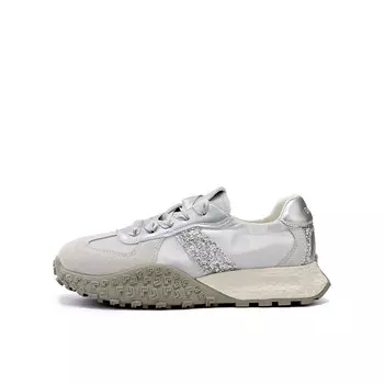 Кроссовки для образа жизни Женские низкие Daphne, серебряный