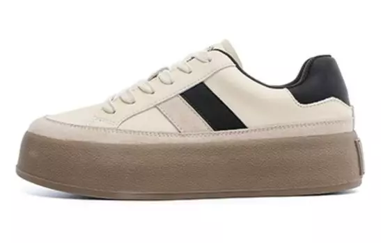 Кроссовки для образа жизни Женские низкие Daphne, бежевый/черный