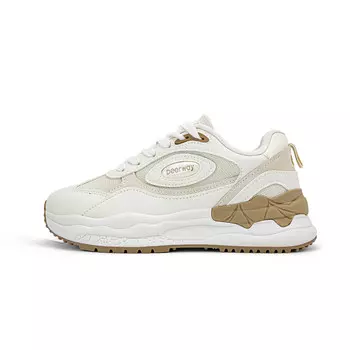 Кроссовки для образа жизни Женские низкие Deerway, бежевый/бордовый