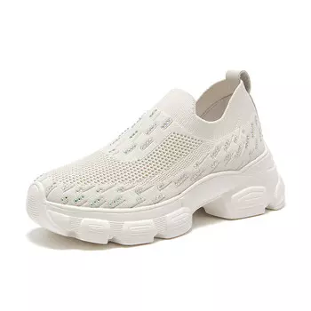 Кроссовки для образа жизни Женские низкие Dg, белый