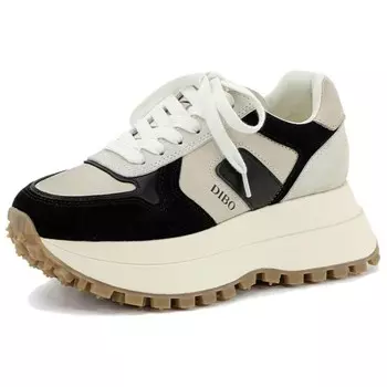 Кроссовки для образа жизни Женские низкие Dibo, цвет Black/Apricot