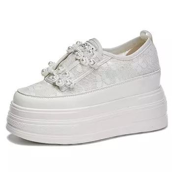 Кроссовки для образа жизни Женские низкие Egger Bird, белый/розовый