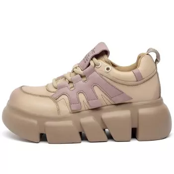 Кроссовки для образа жизни Женские низкие Fapai, цвет Taro Color