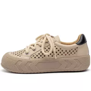 Кроссовки для образа жизни Женские низкие Fapai, бежевый