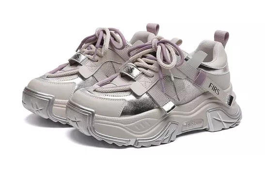 Кроссовки для образа жизни Женские низкие Firs, золотой