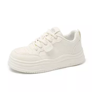 Кроссовки для образа жизни Женские низкие Gejiani, бежевый/серебряный